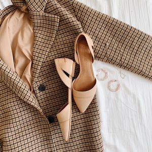 Madewell Nude D’orsay Flats